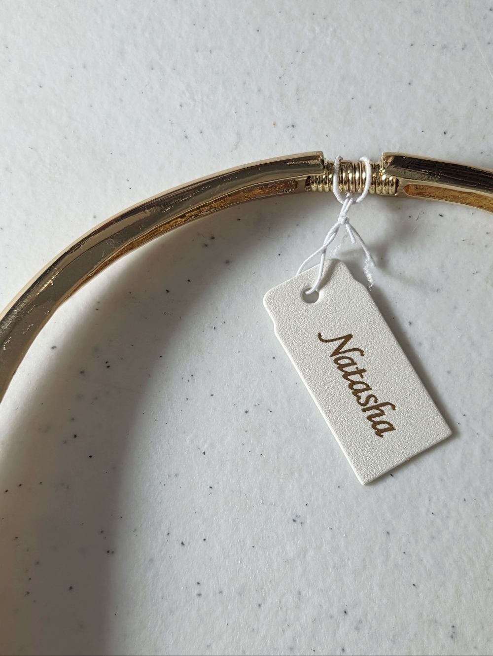 NWT Natasha TWO Tiger Necklace Choker. Green Eyes. - Picture 4 of 7